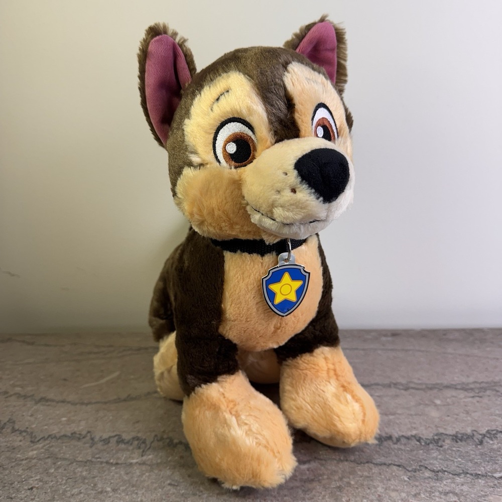 Nickelodeon Build A Bear Plush BAB CHASE Paw Patrol Toy Stuffed Animal 13"